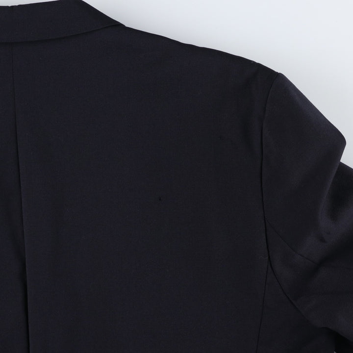 MEYNAL PARIS Double-breasted peaked lapel navy blazer tailored jacket, made in France, men's size XL. wool navy blue type Vintage Second Hand