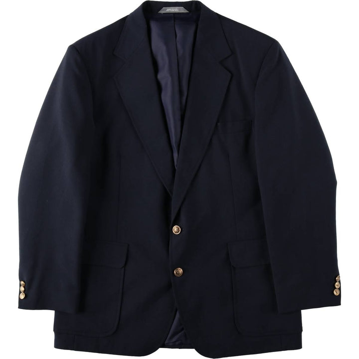 Haggar Navy Blazer, Tailored Jacket, Made in USA, Men's Size L unclear navy blue type Vintage Second Hand