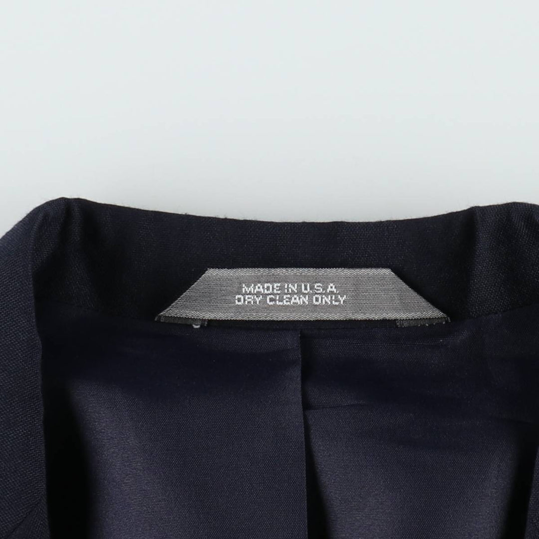 Haggar Navy Blazer, Tailored Jacket, Made in USA, Men's Size L unclear navy blue type Vintage Second Hand