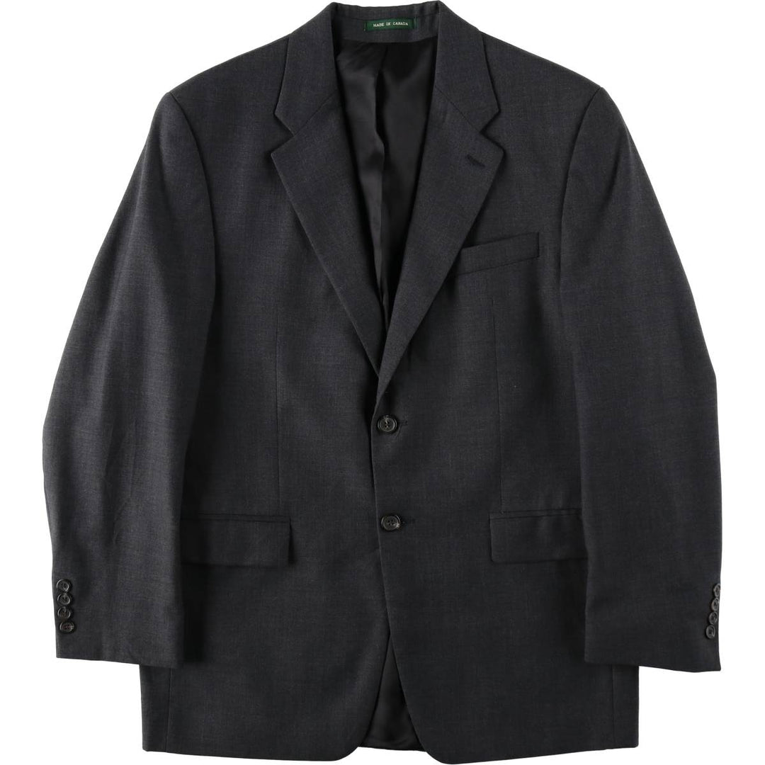 Boston John wool tailored jacket, made in Canada, men's size M. wool gray type Vintage Second Hand