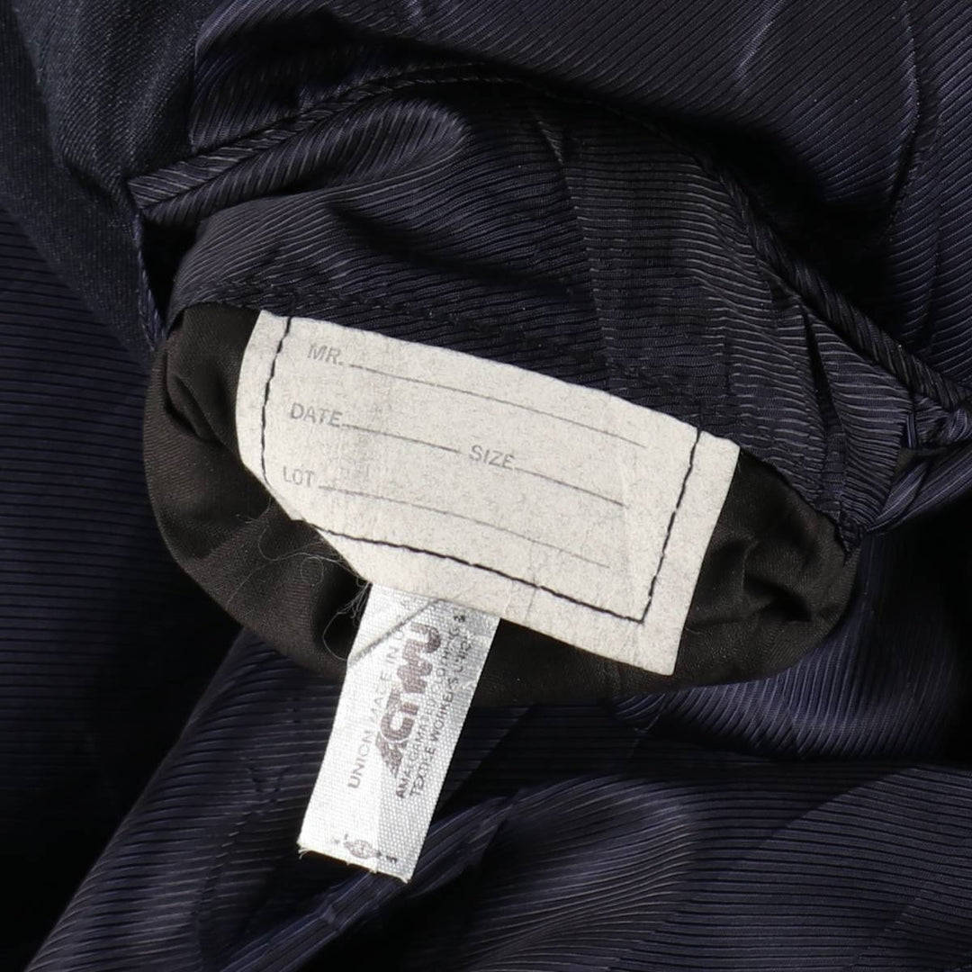Hart Schaffner and Marx Dillard's tailored jacket, made in the USA, men's size L. unclear black type Vintage Second Hand
