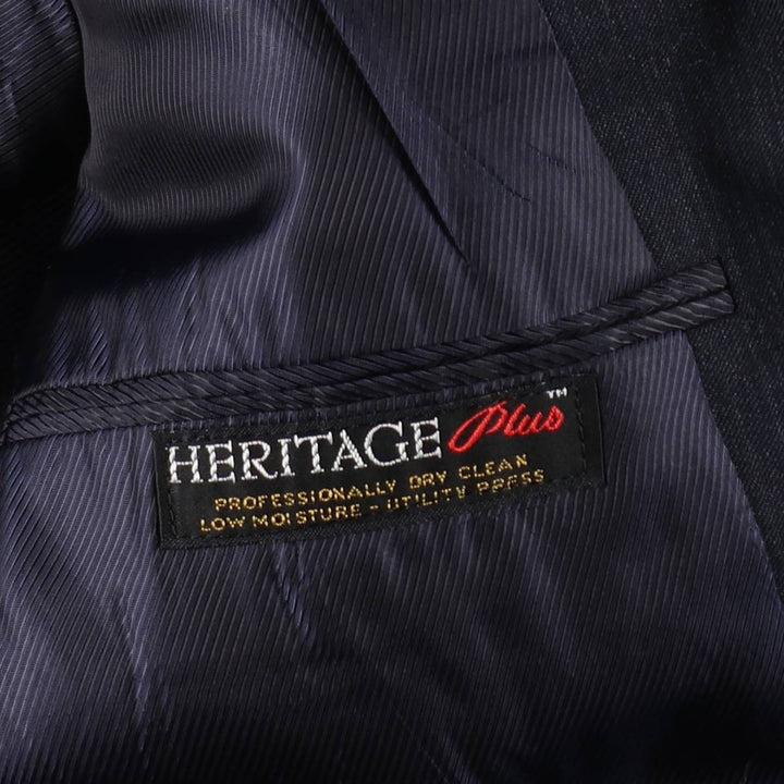Hart Schaffner and Marx Dillard's tailored jacket, made in the USA, men's size L. unclear black type Vintage Second Hand
