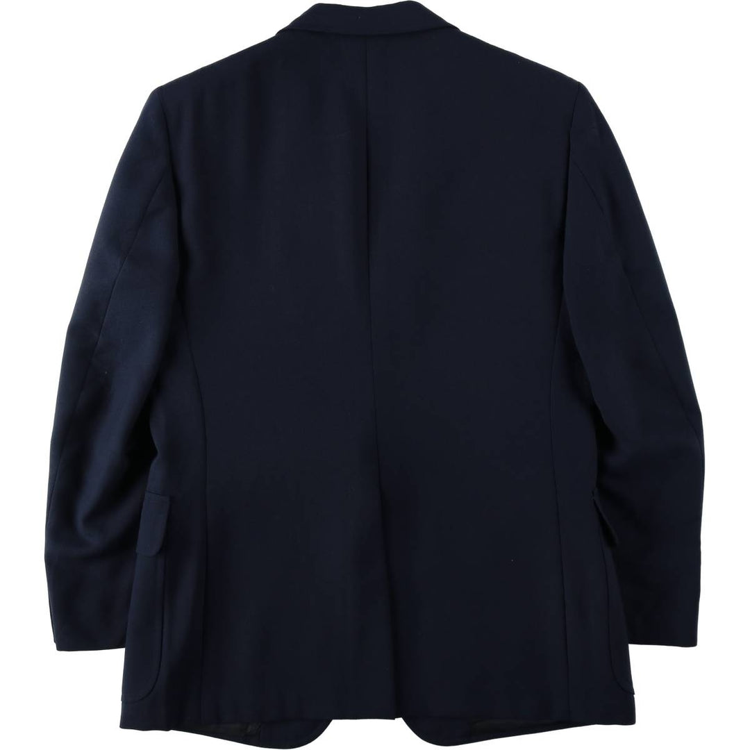 Stanley Blacker Navy Blazer, Tailored Jacket, Made in USA, Men's Size Medium unclear navy blue type Vintage Second Hand