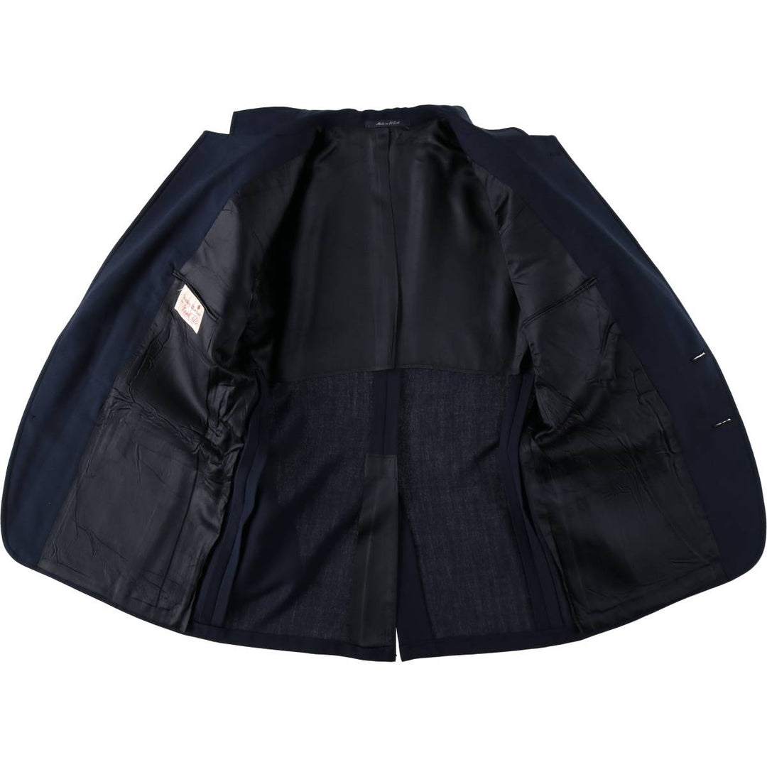 Stanley Blacker Navy Blazer, Tailored Jacket, Made in USA, Men's Size Medium unclear navy blue type Vintage Second Hand