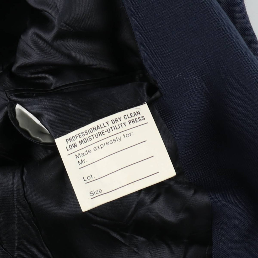 Stanley Blacker Navy Blazer, Tailored Jacket, Made in USA, Men's Size Medium unclear navy blue type Vintage Second Hand