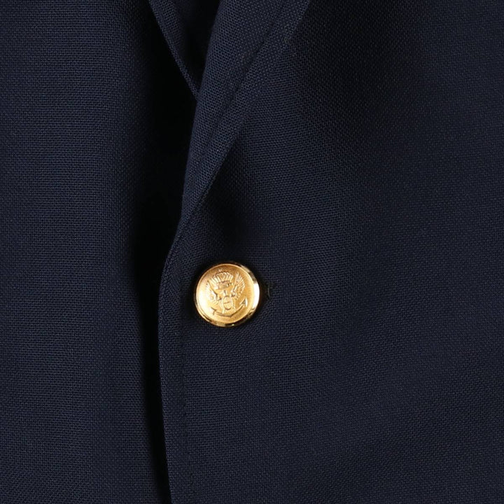 Stanley Blacker Navy Blazer, Tailored Jacket, Made in USA, Men's Size Medium unclear navy blue type Vintage Second Hand