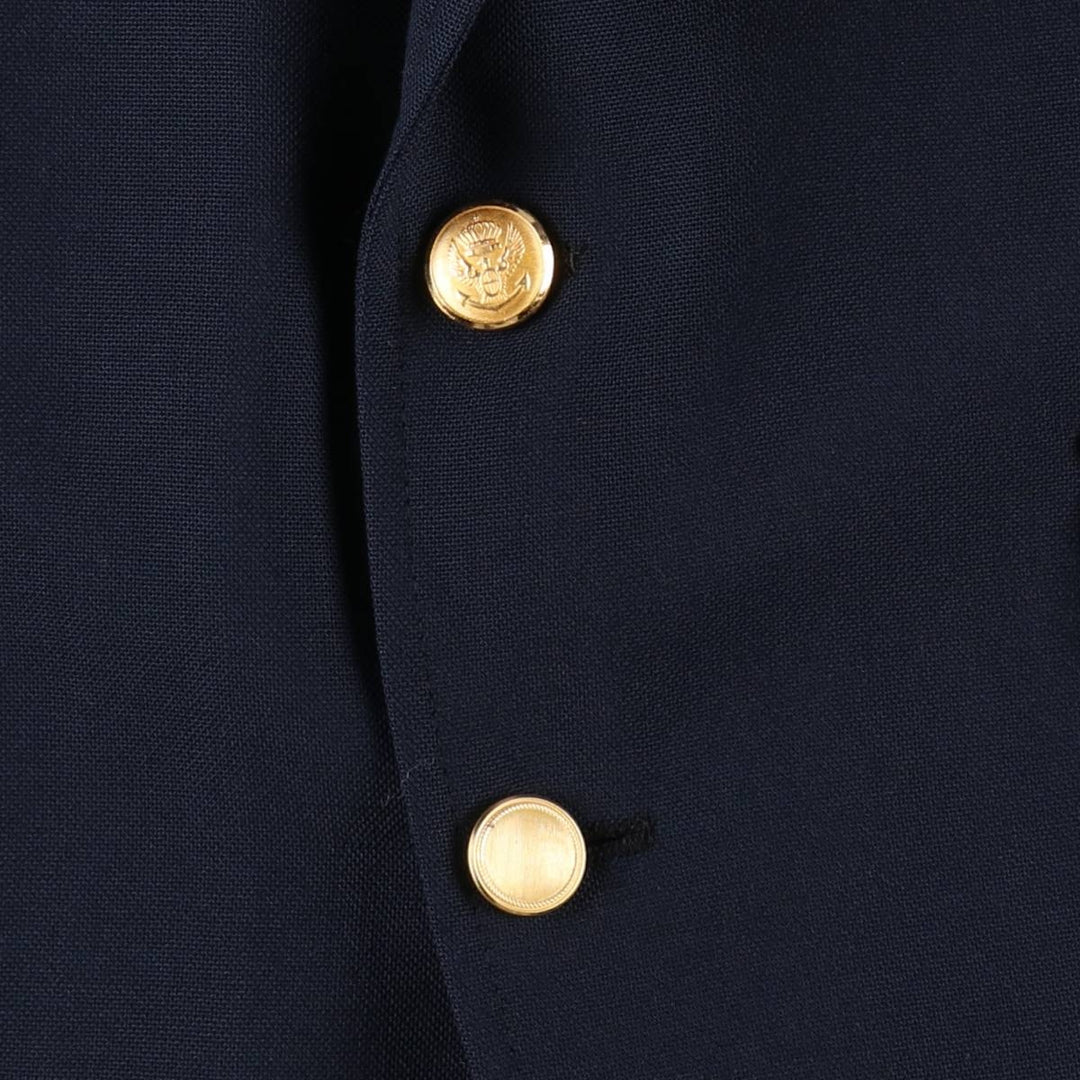 Stanley Blacker Navy Blazer, Tailored Jacket, Made in USA, Men's Size Medium unclear navy blue type Vintage Second Hand