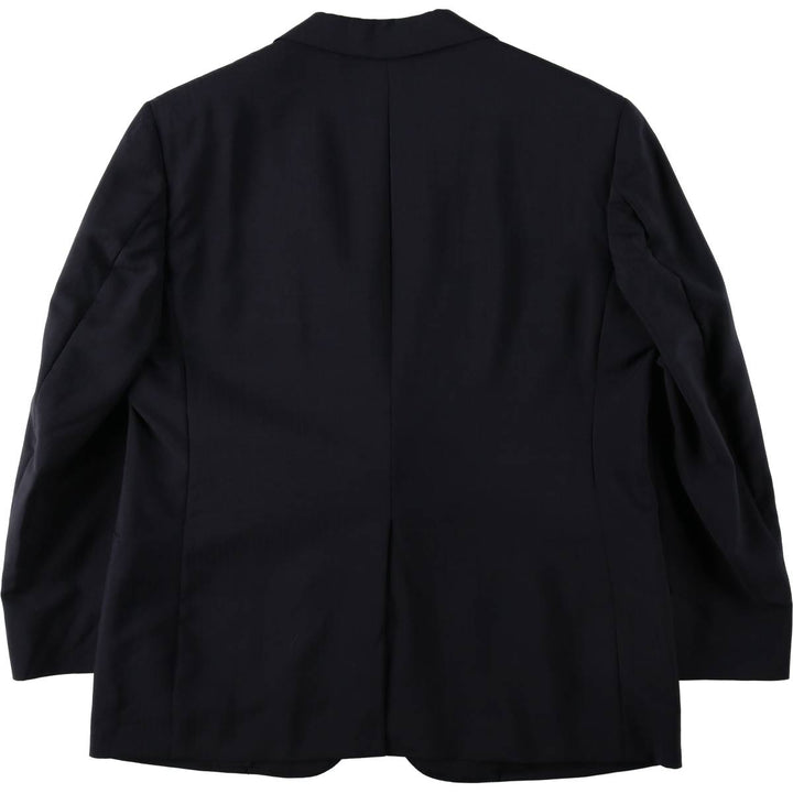 U.DI NARDO Stripe Pattern Tailored Jacket, Men's Size L (approx.) unclear navy blue type Vintage Second Hand