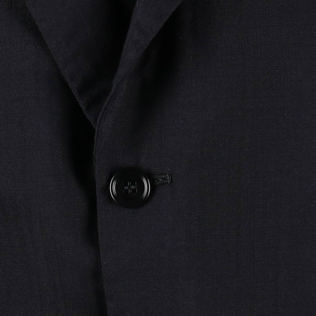 U.DI NARDO Stripe Pattern Tailored Jacket, Men's Size L (approx.) unclear navy blue type Vintage Second Hand