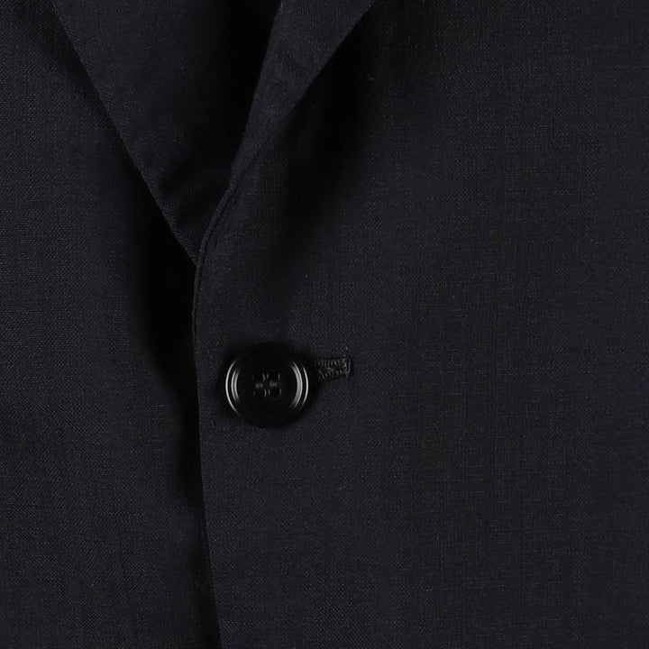 U.DI NARDO Stripe Pattern Tailored Jacket, Men's Size L (approx.) unclear navy blue type Vintage Second Hand