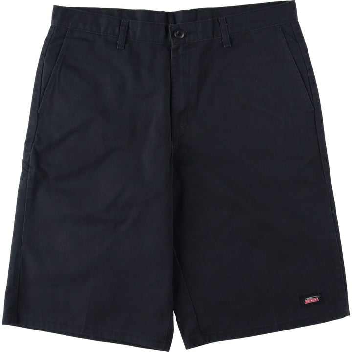 Dickies Work Shorts, Half Pants, Men's, W37 equivalent polyester black type Vintage Second Hand