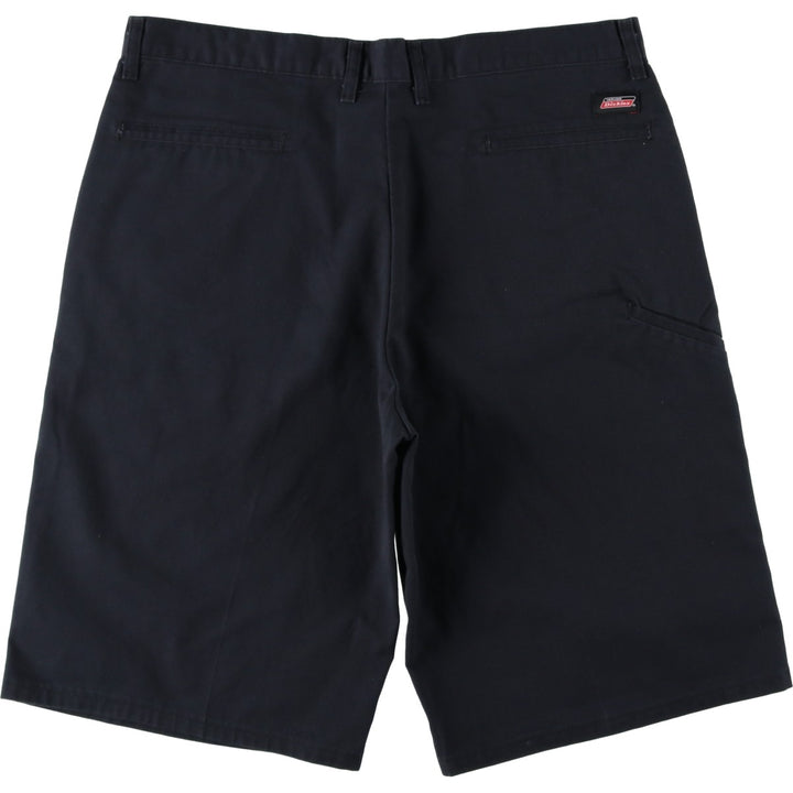 Dickies Work Shorts, Half Pants, Men's, W37 equivalent polyester black type Vintage Second Hand
