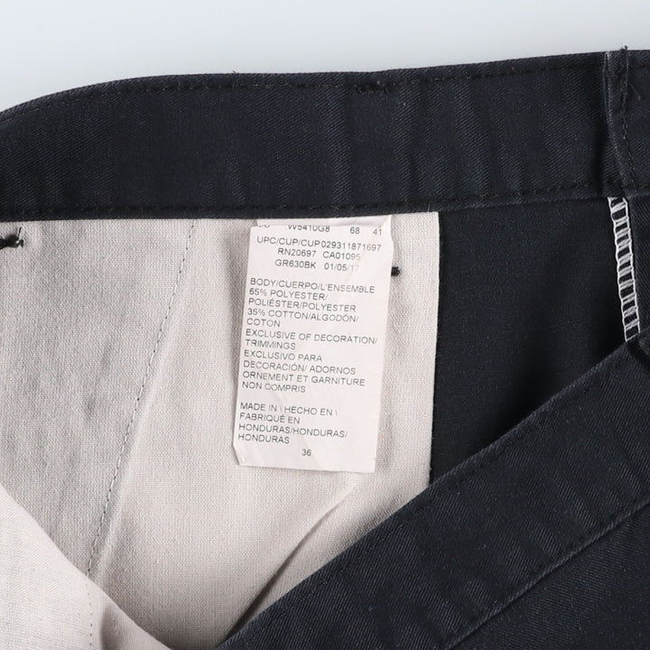 Dickies Work Shorts, Half Pants, Men's, W37 equivalent polyester black type Vintage Second Hand
