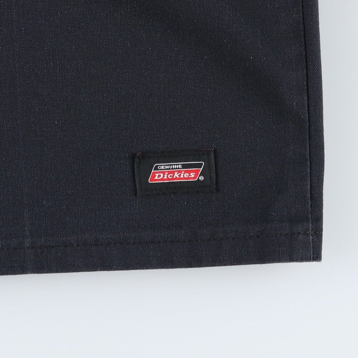 Dickies Work Shorts, Half Pants, Men's, W37 equivalent polyester black type Vintage Second Hand
