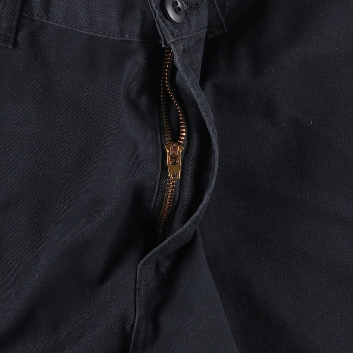 Dickies Work Shorts, Half Pants, Men's, W37 equivalent polyester black type Vintage Second Hand