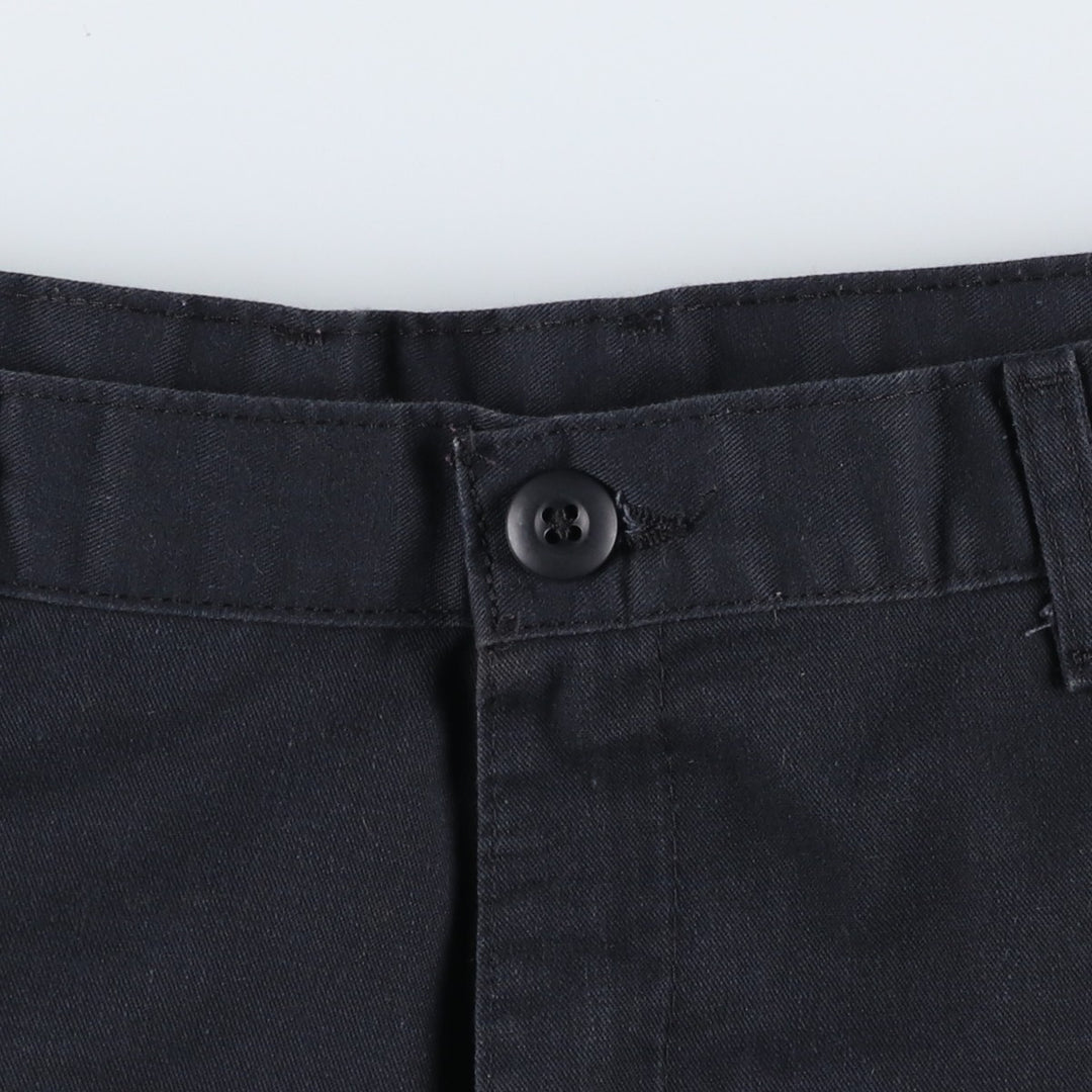Dickies Work Shorts, Half Pants, Men's, W37 equivalent polyester black type Vintage Second Hand