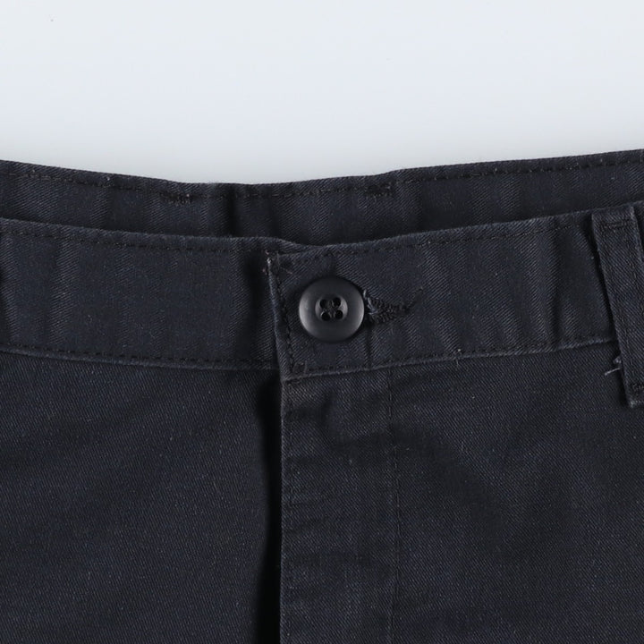 Dickies Work Shorts, Half Pants, Men's, W37 equivalent polyester black type Vintage Second Hand