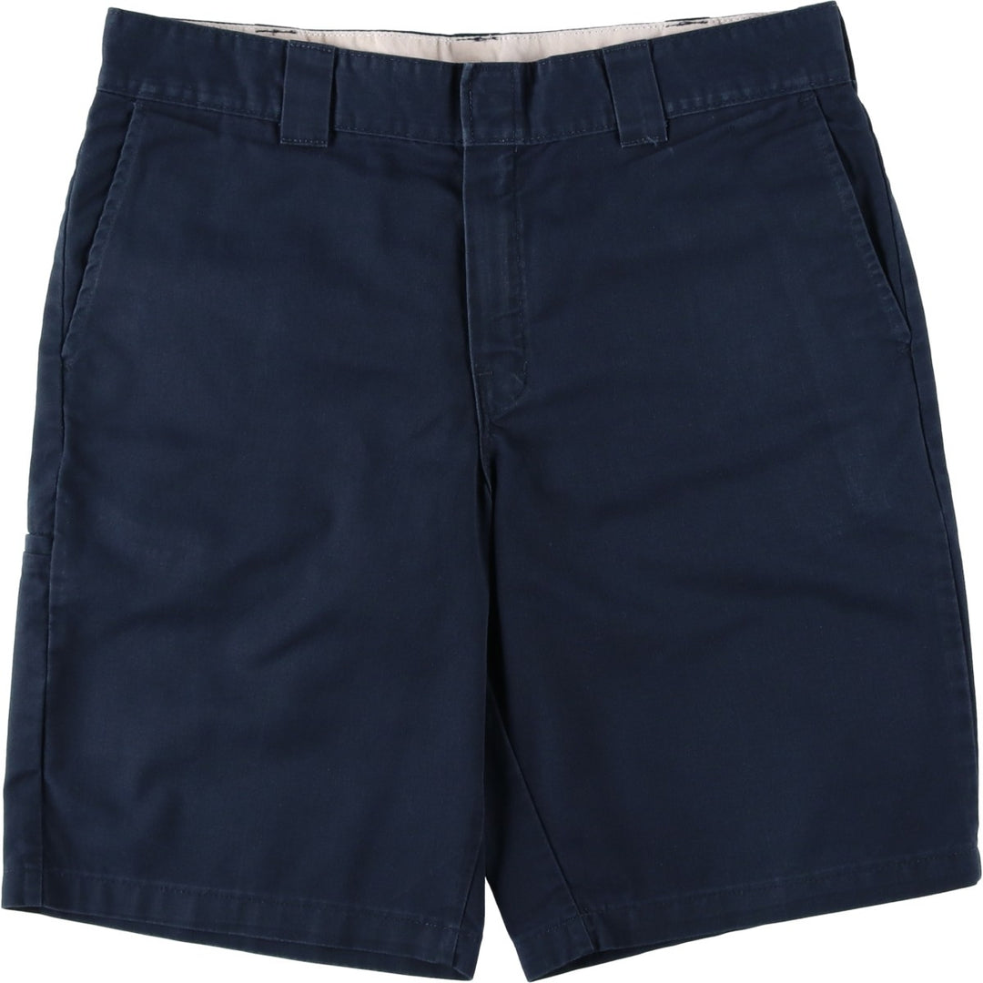Dickies Relaxed Fit Work Shorts, Half Pants, Men's, W37 equivalent polyester navy blue type Vintage Second Hand