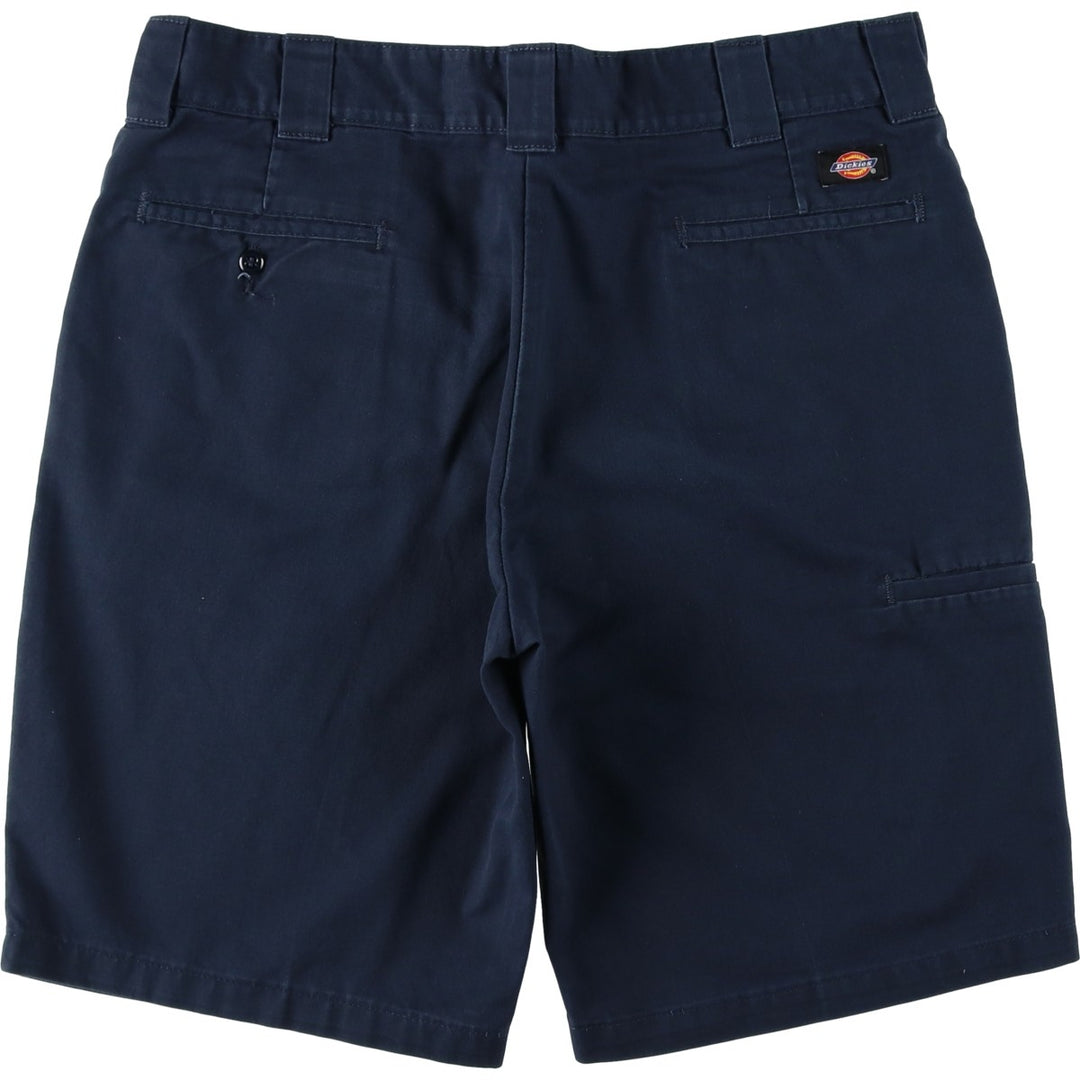 Dickies Relaxed Fit Work Shorts, Half Pants, Men's, W37 equivalent polyester navy blue type Vintage Second Hand