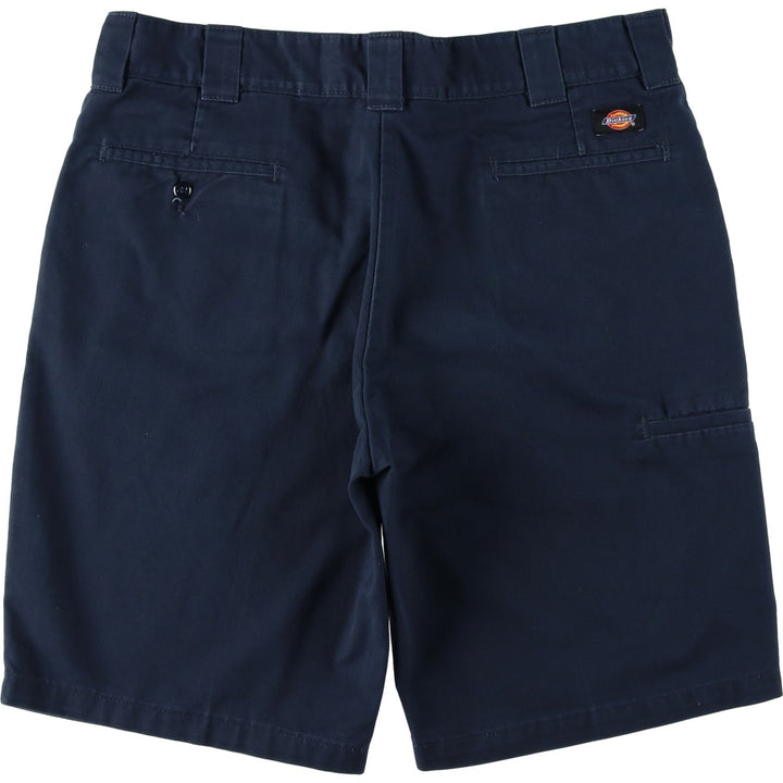 Dickies Relaxed Fit Work Shorts, Half Pants, Men's, W37 equivalent polyester navy blue type Vintage Second Hand