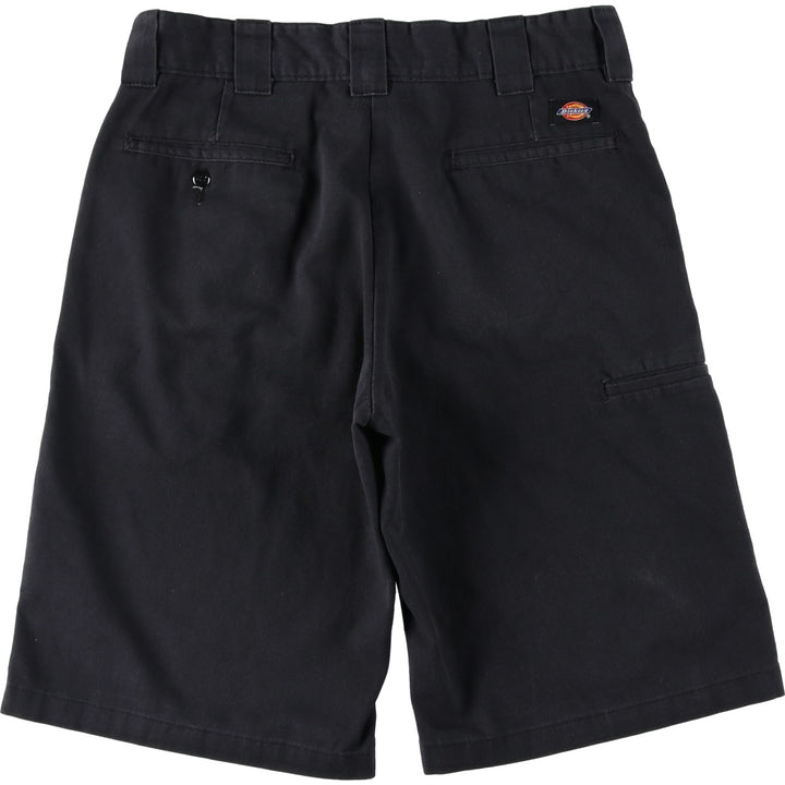 Dickies Relaxed Fit FLEX Work Shorts (Men's, equivalent to W33) polyester black type Vintage Second Hand