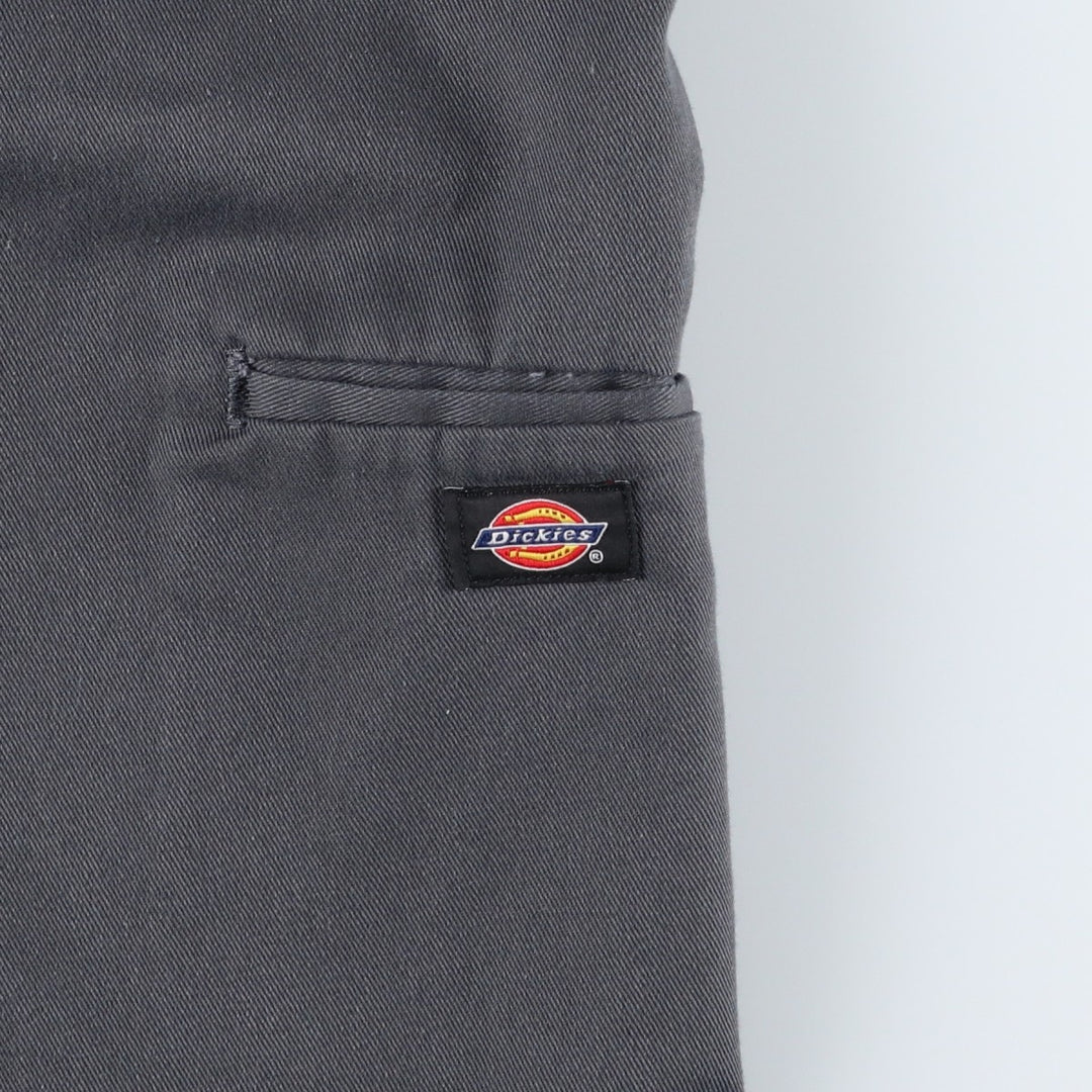 Dickies Loose Fit Work Shorts, Half Pants, Men's, W36 equivalent polyester gray type Vintage Second Hand