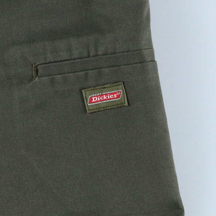 Dickies Work Shorts, Half Pants, Men's, W36 equivalent polyester Khaki type Vintage Second Hand