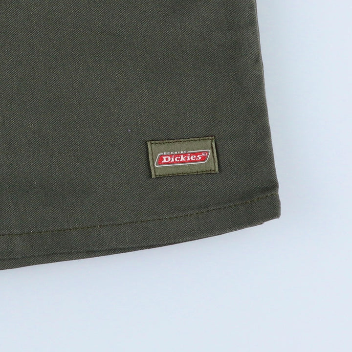 Dickies Work Shorts, Half Pants, Men's, W36 equivalent polyester Khaki type Vintage Second Hand