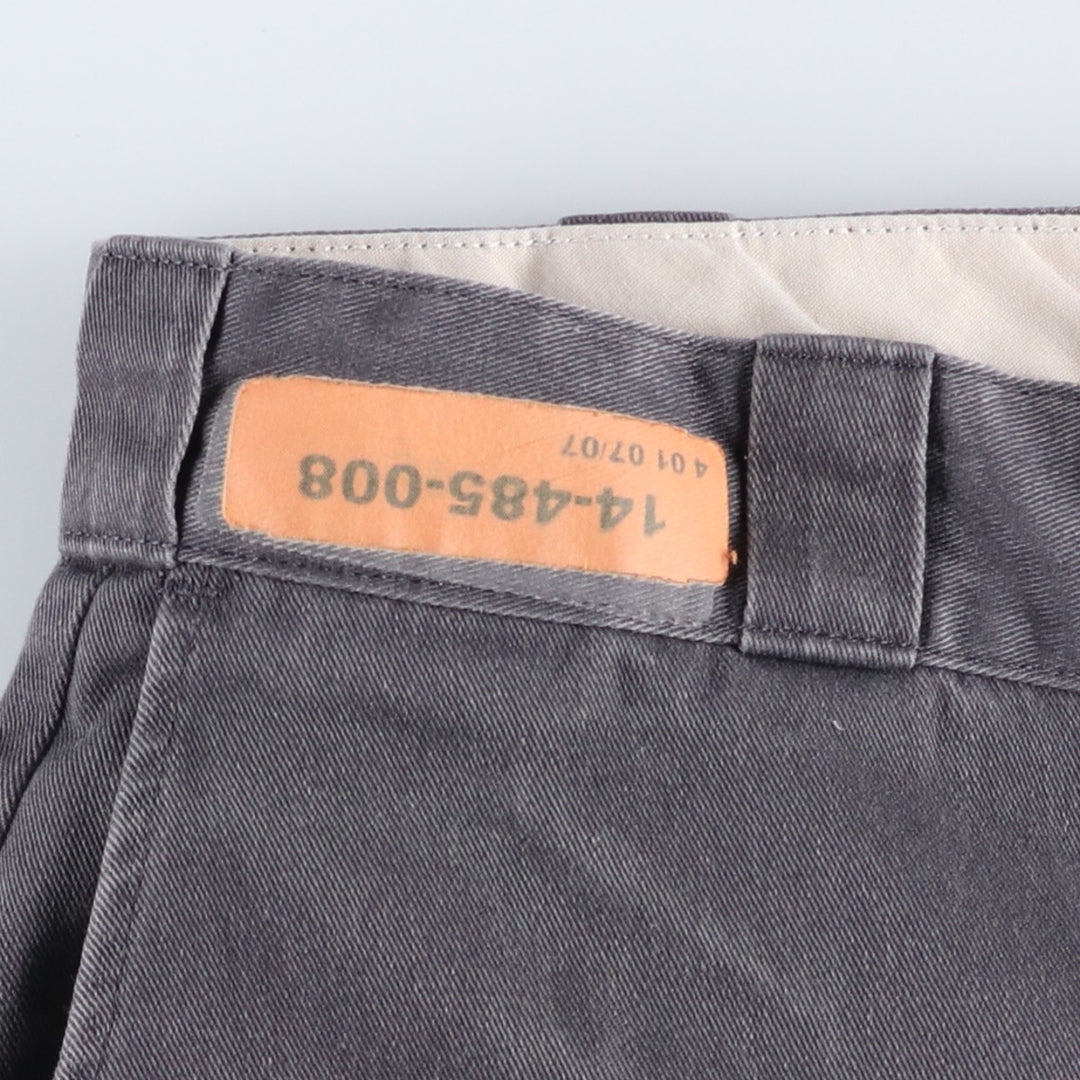 Dickies Work Shorts, Half Pants, Men's, W34 equivalent unclear gray type Vintage Second Hand