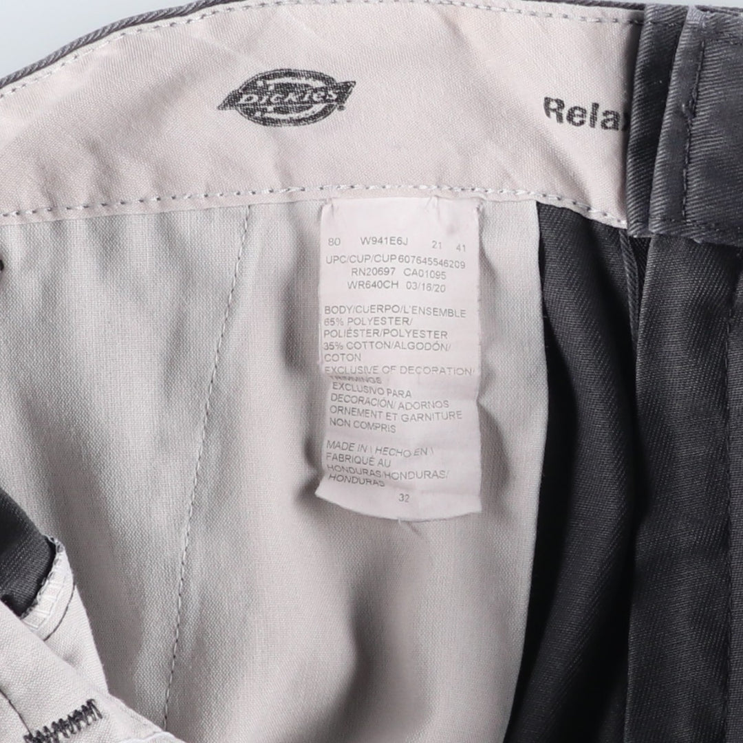 Dickies Relaxed Fit Work Shorts, Men's, Size W32 polyester gray type Vintage Second Hand