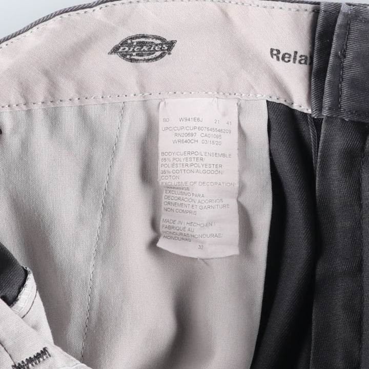 Dickies Relaxed Fit Work Shorts, Men's, Size W32 polyester gray type Vintage Second Hand