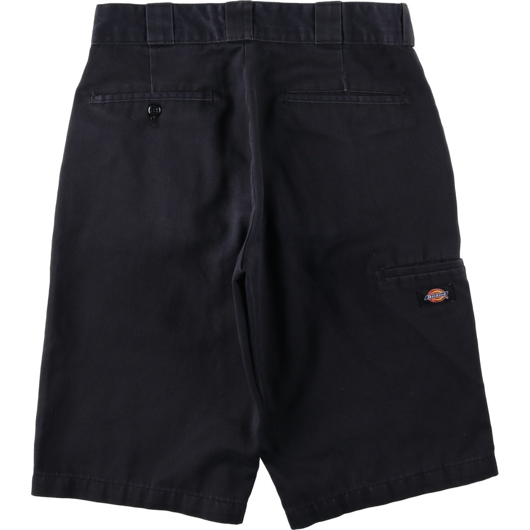 Dickies Work Shorts, Half Pants, Men's, W31 equivalent polyester navy blue type Vintage Second Hand