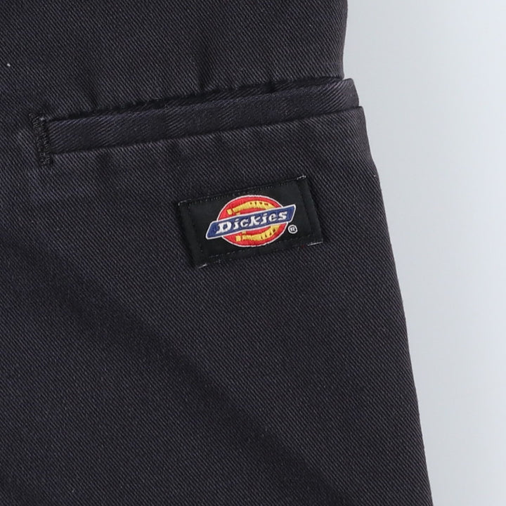 Dickies Work Shorts, Half Pants, Men's, W31 equivalent polyester navy blue type Vintage Second Hand