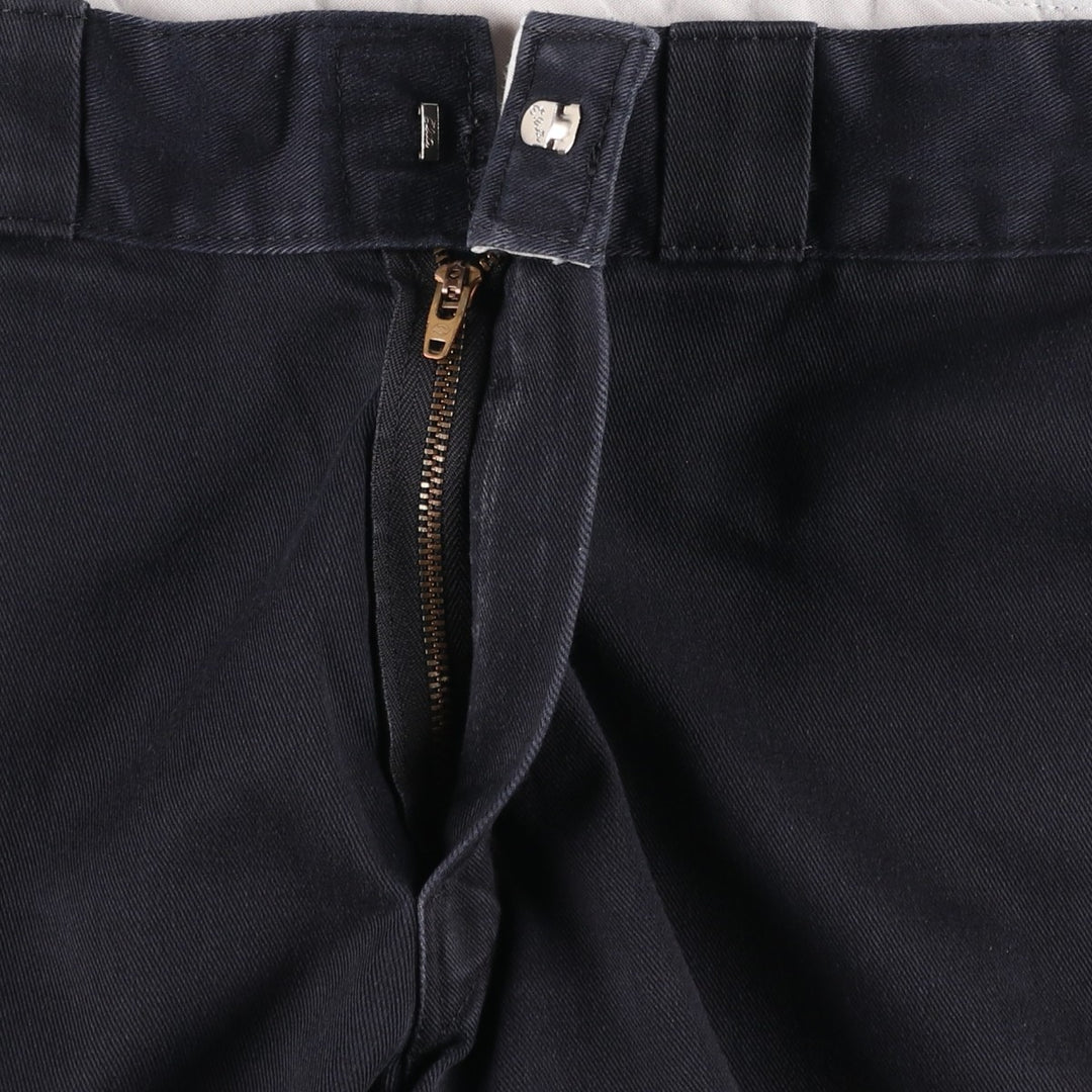 Dickies Work Shorts, Half Pants, Men's, W31 equivalent polyester navy blue type Vintage Second Hand
