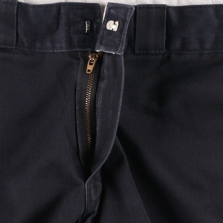Dickies Work Shorts, Half Pants, Men's, W31 equivalent polyester navy blue type Vintage Second Hand