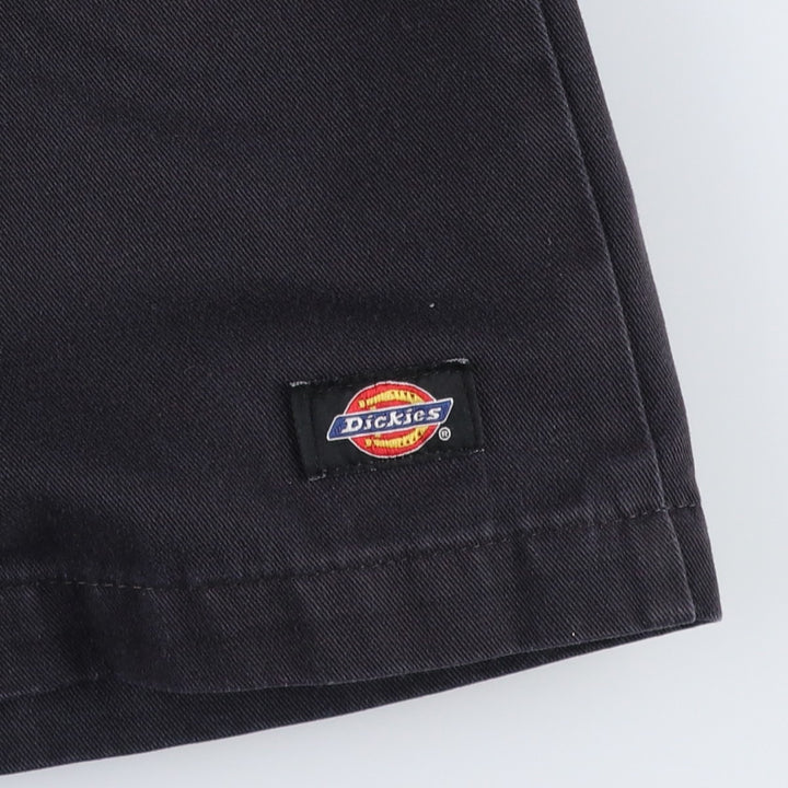 Dickies Work Shorts, Half Pants, Men's, W31 equivalent polyester navy blue type Vintage Second Hand