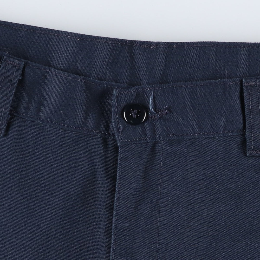 Dickies Work Shorts, Half Pants, Men's, W36 equivalent polyester navy blue type Vintage Second Hand