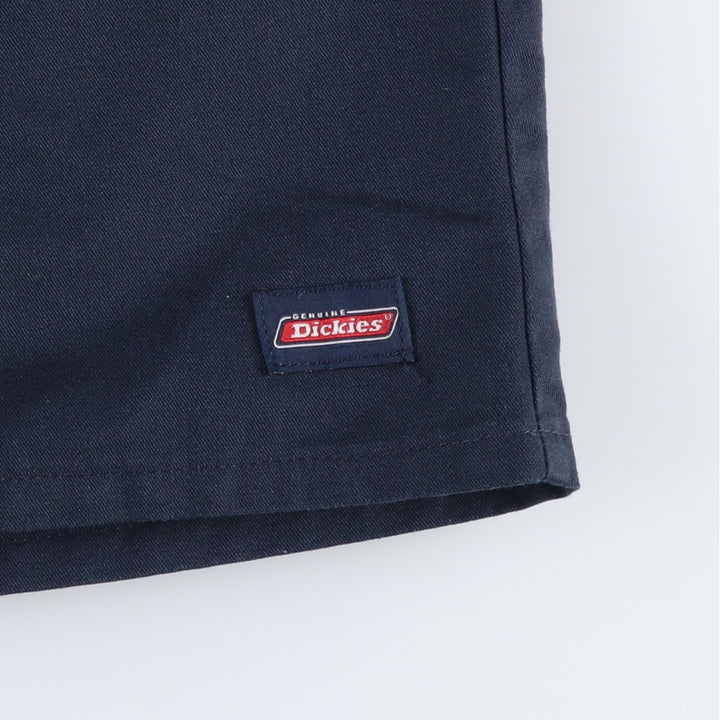 Dickies Work Shorts, Half Pants, Men's, W36 equivalent polyester navy blue type Vintage Second Hand