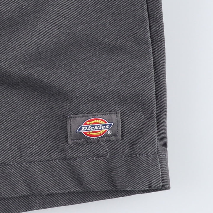 Dickies Work Shorts, Half Pants, Men's, W32 equivalent polyester gray type Vintage Second Hand