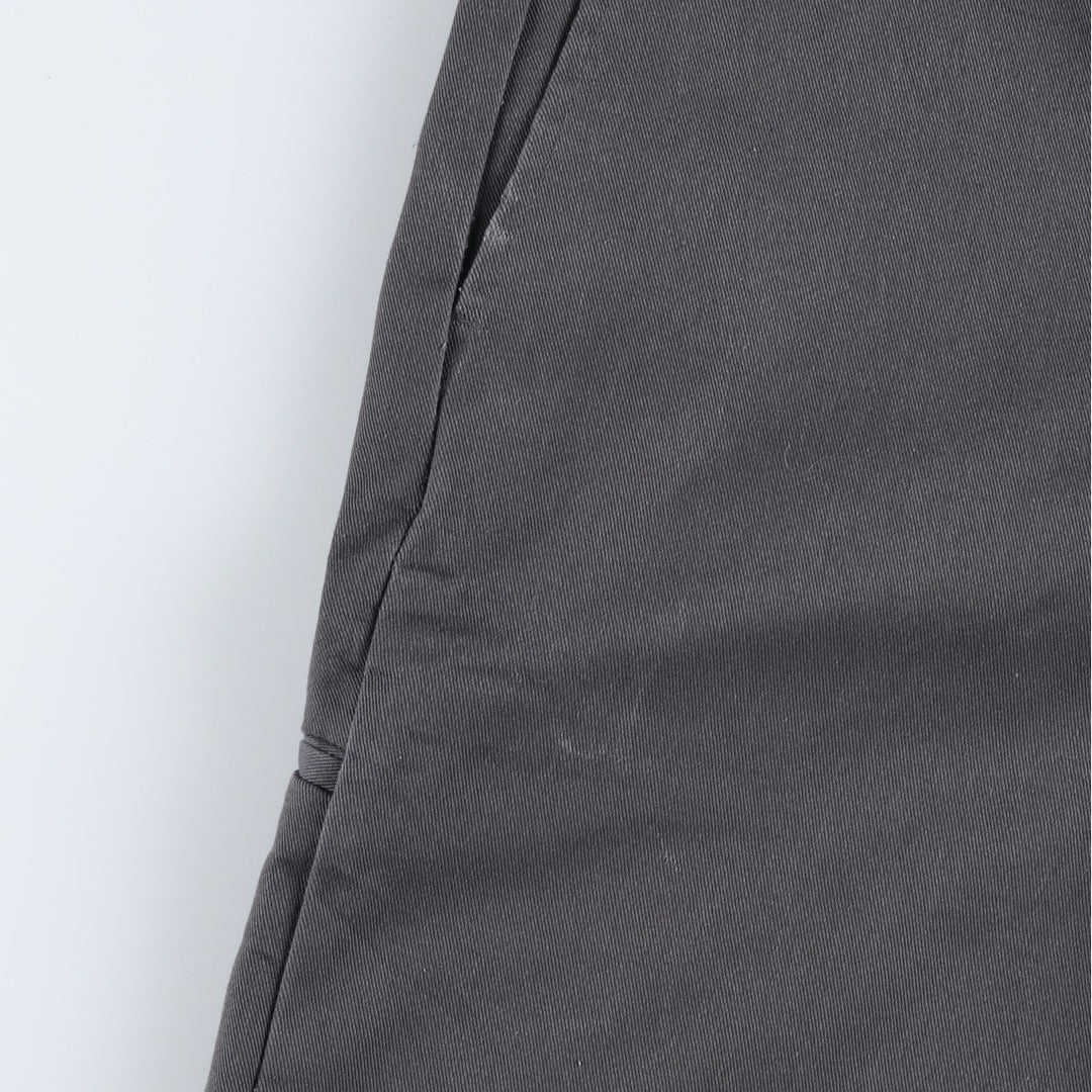 Dickies Work Shorts, Half Pants, Men's, W32 equivalent polyester gray type Vintage Second Hand
