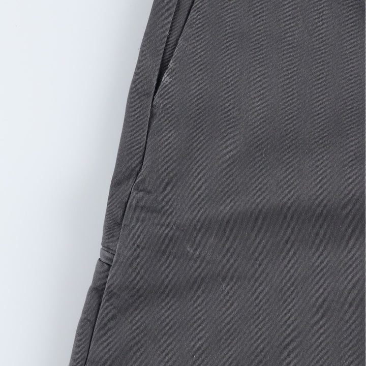 Dickies Work Shorts, Half Pants, Men's, W32 equivalent polyester gray type Vintage Second Hand