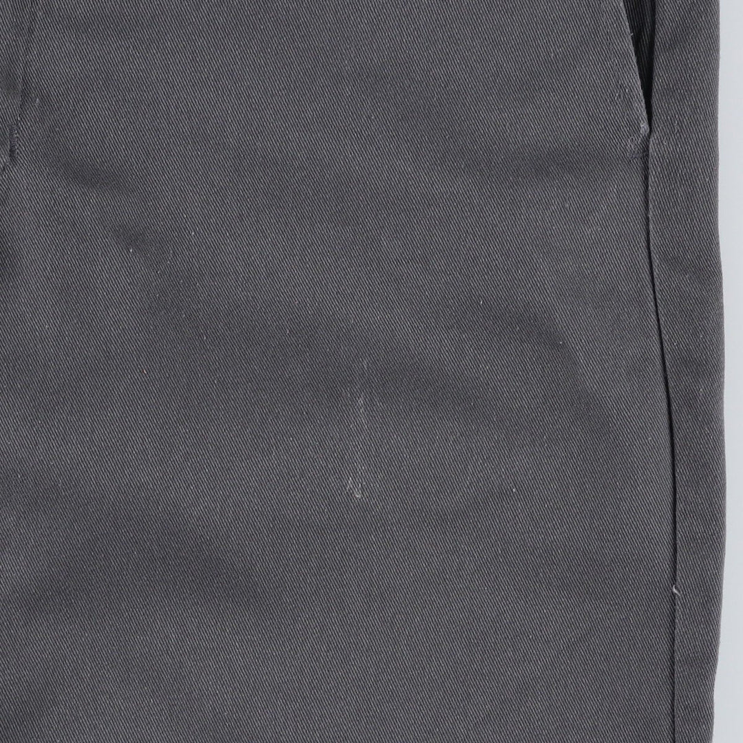 Dickies Work Shorts, Half Pants, Men's, W32 equivalent polyester gray type Vintage Second Hand