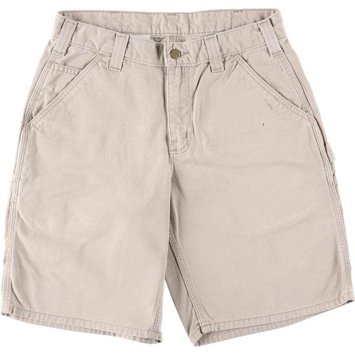 Carhartt Relaxed Fit Painter Shorts, Men's Size W31 (approx.) cotton Beige type Vintage Second Hand