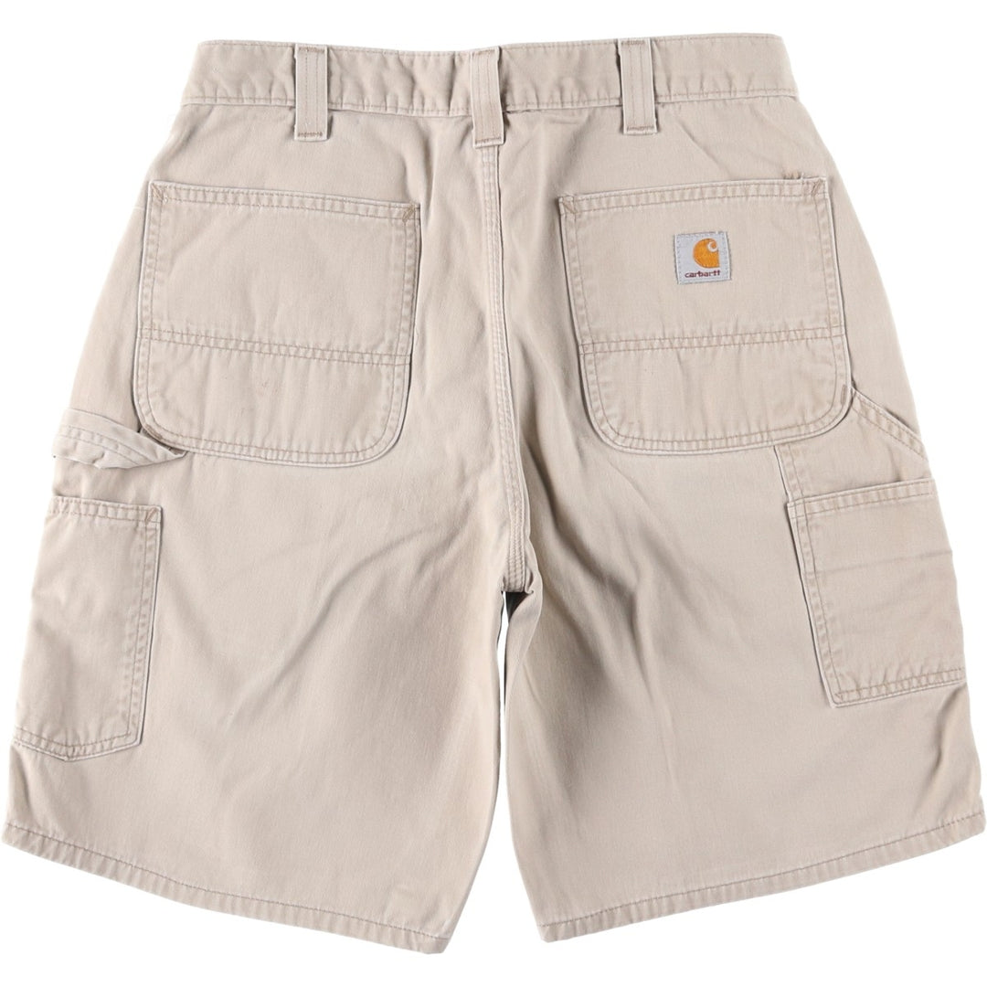 Carhartt Relaxed Fit Painter Shorts, Men's Size W31 (approx.) cotton Beige type Vintage Second Hand