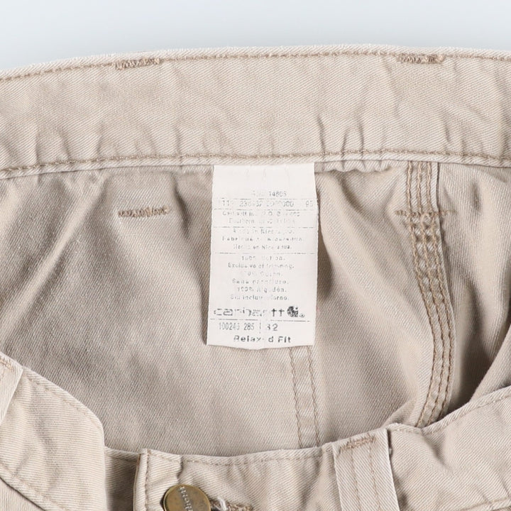 Carhartt Relaxed Fit Painter Shorts, Men's Size W31 (approx.) cotton Beige type Vintage Second Hand