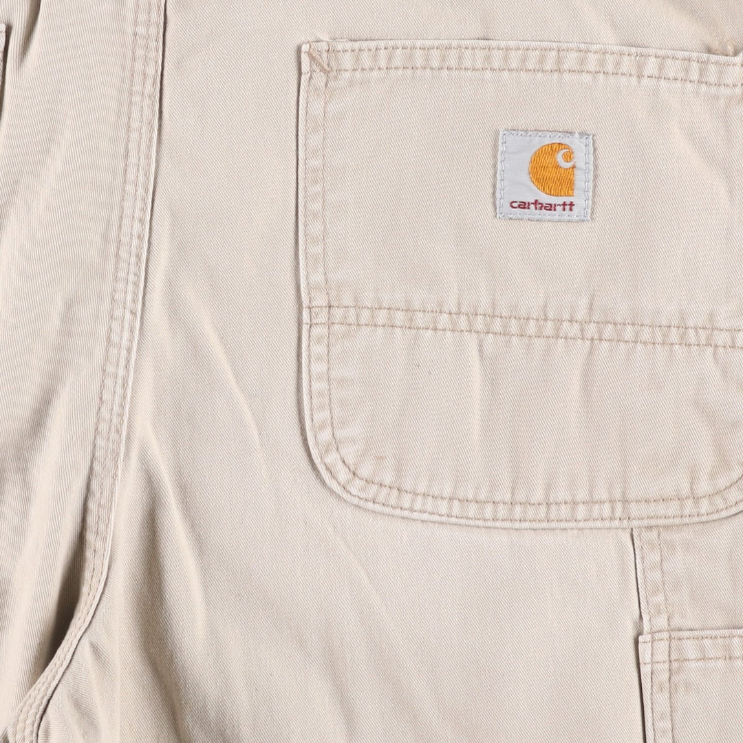 Carhartt Relaxed Fit Painter Shorts, Men's Size W31 (approx.) cotton Beige type Vintage Second Hand