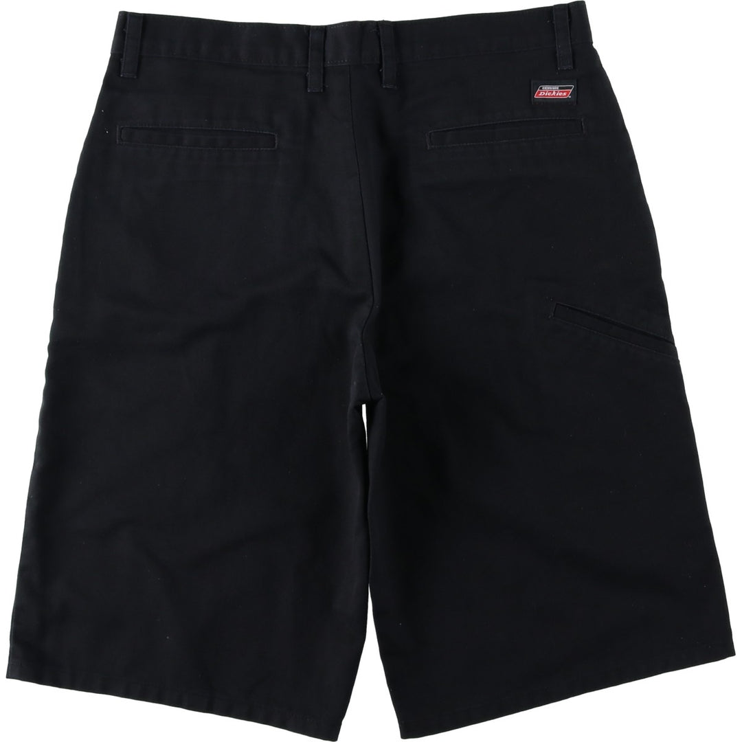 Dickies Work Shorts, Half Pants, Men's, W34 equivalent polyester black type Vintage Second Hand