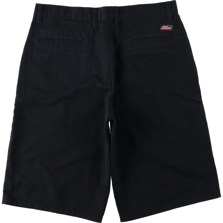 Dickies Work Shorts, Half Pants, Men's, W34 equivalent polyester black type Vintage Second Hand