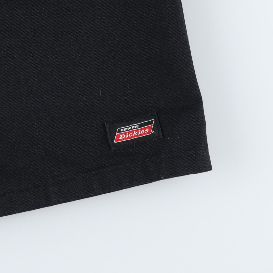 Dickies Work Shorts, Half Pants, Men's, W34 equivalent polyester black type Vintage Second Hand