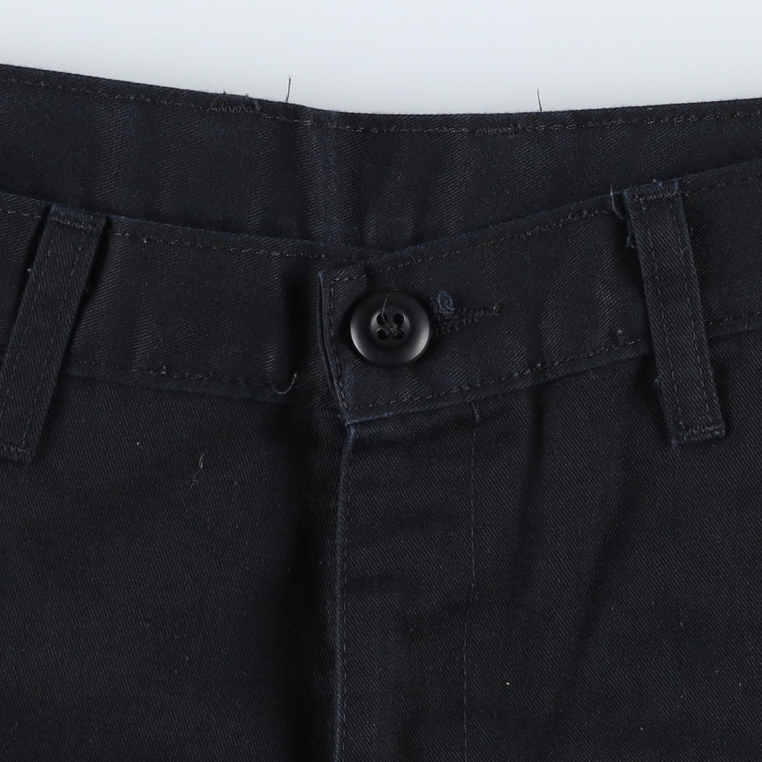 Dickies Work Shorts, Half Pants, Men's, W34 equivalent polyester black type Vintage Second Hand